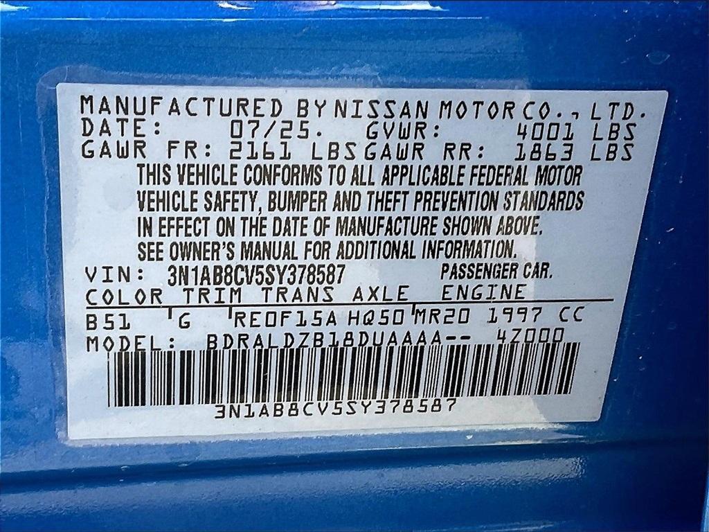 new 2025 Nissan Sentra car, priced at $23,151