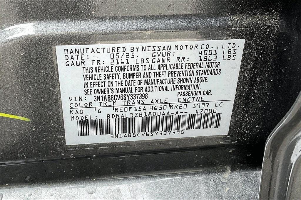 new 2025 Nissan Sentra car, priced at $24,181