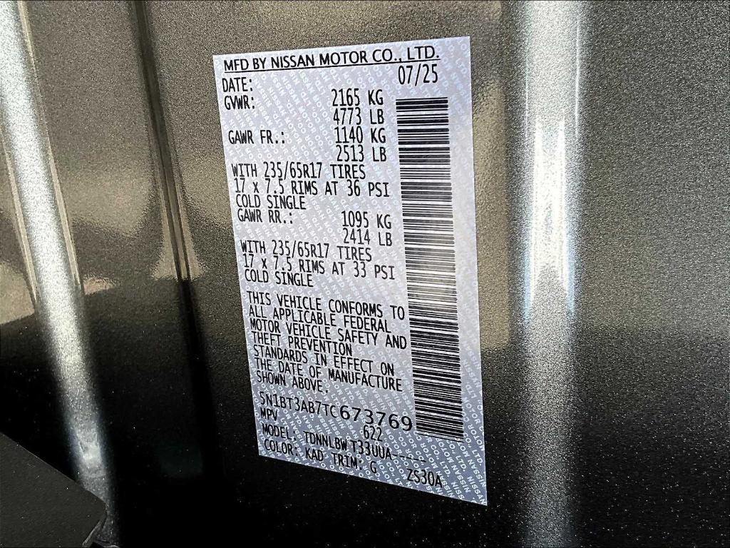 new 2026 Nissan Rogue car, priced at $30,625