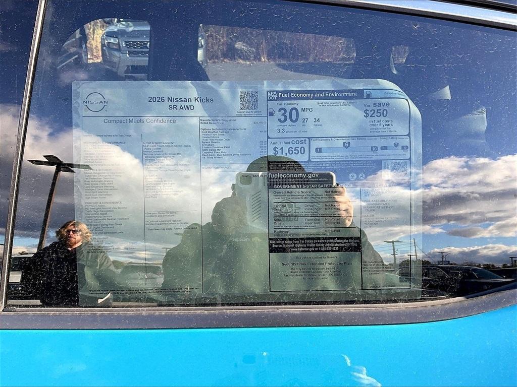 new 2026 Nissan Kicks car, priced at $30,606