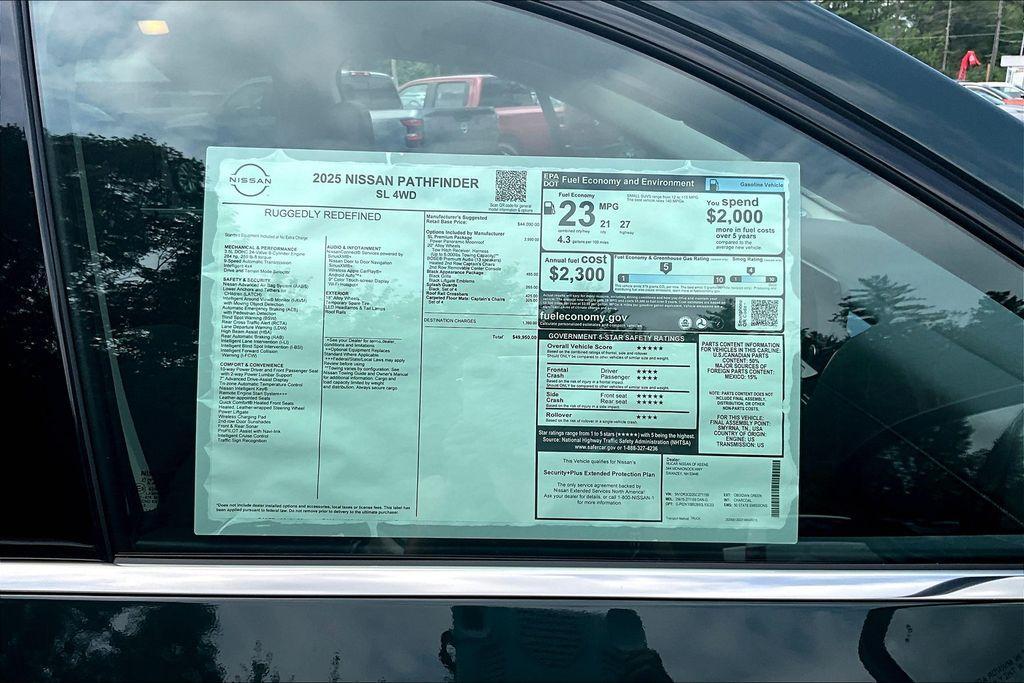 new 2025 Nissan Pathfinder car, priced at $47,952