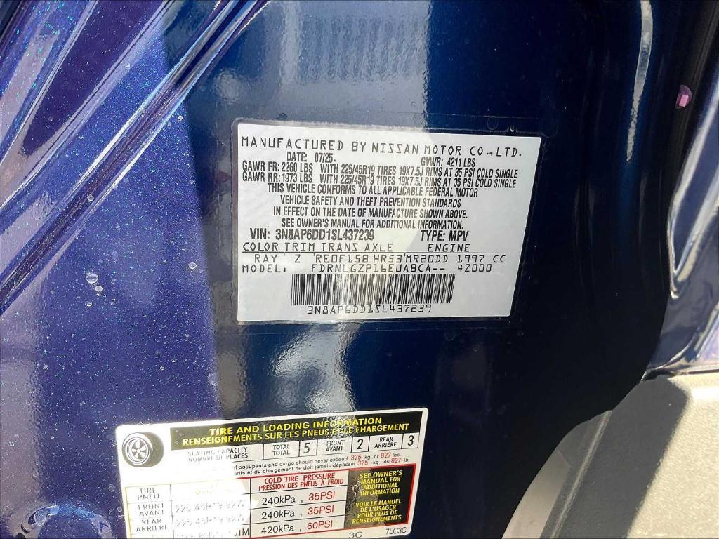 new 2025 Nissan Kicks car, priced at $31,660