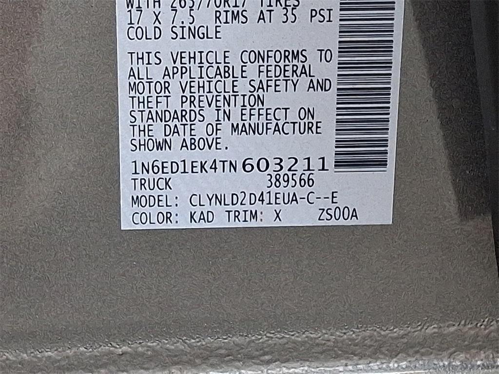 new 2026 Nissan Frontier car, priced at $43,522