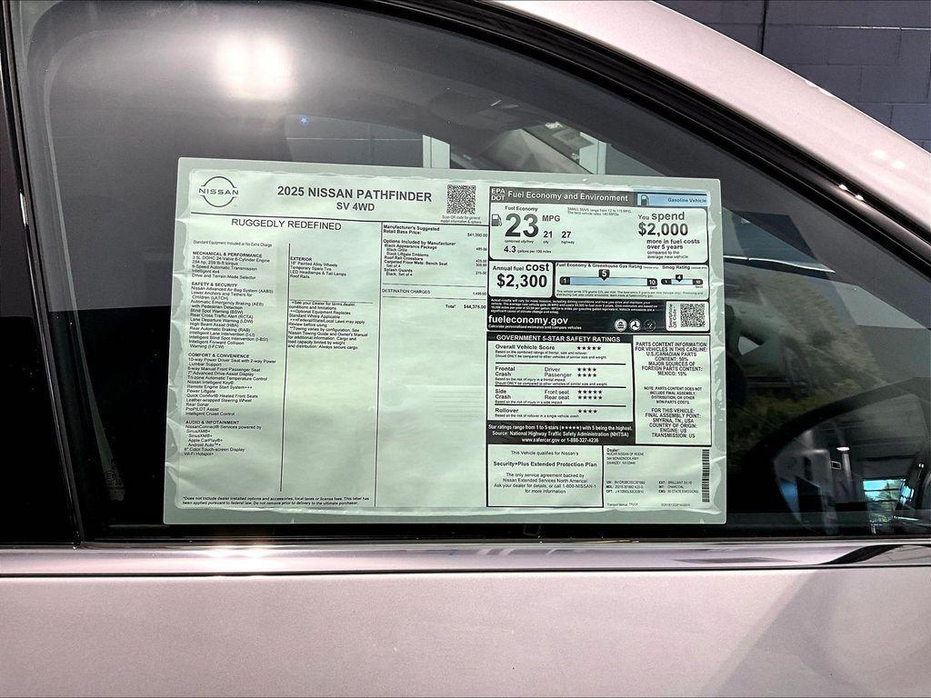new 2025 Nissan Pathfinder car, priced at $36,607