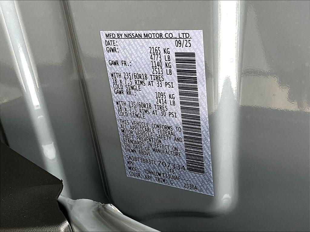 new 2026 Nissan Rogue car, priced at $31,124