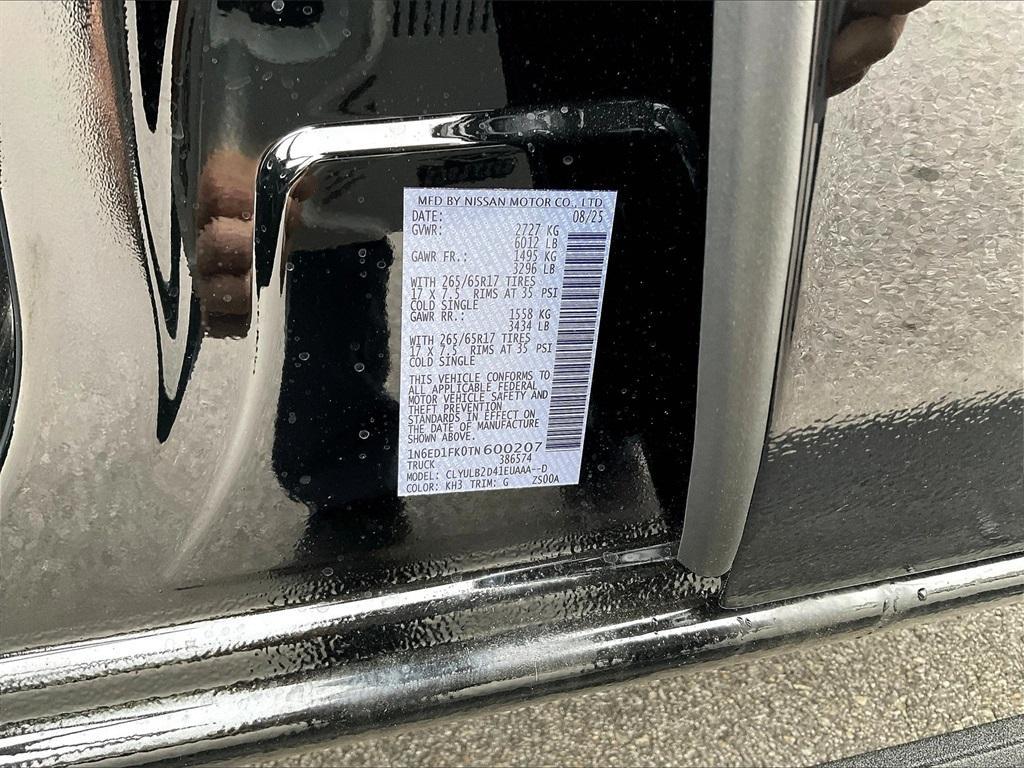 new 2026 Nissan Frontier car, priced at $42,520