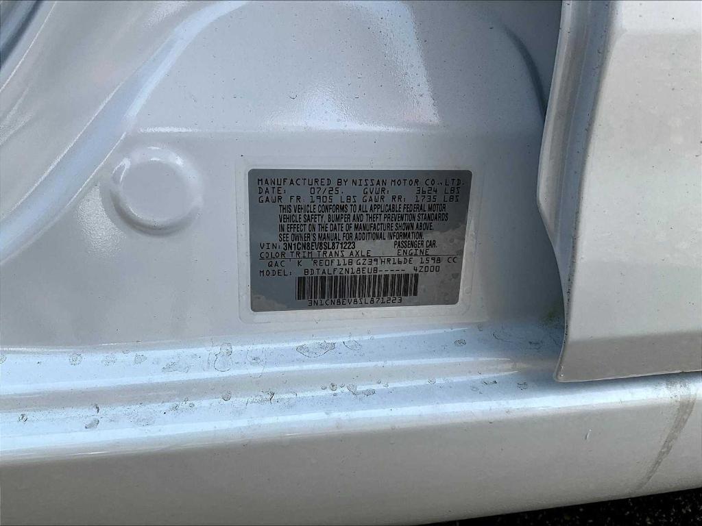 new 2025 Nissan Versa car, priced at $22,024