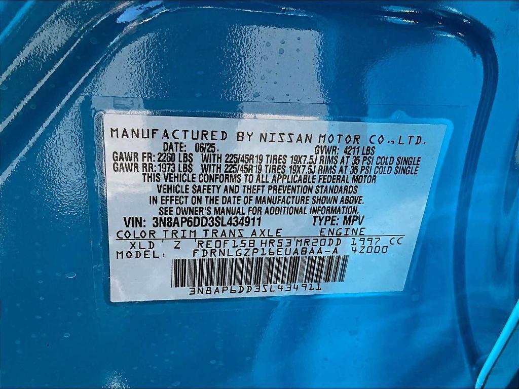 new 2025 Nissan Kicks car, priced at $33,065