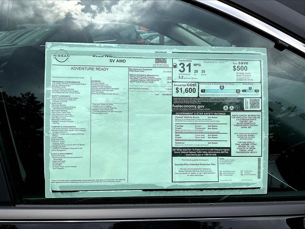 new 2026 Nissan Rogue car, priced at $32,156