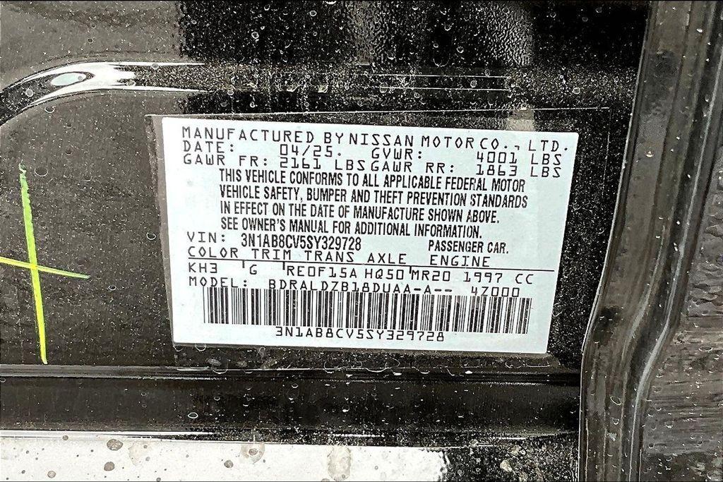 new 2025 Nissan Sentra car, priced at $24,255