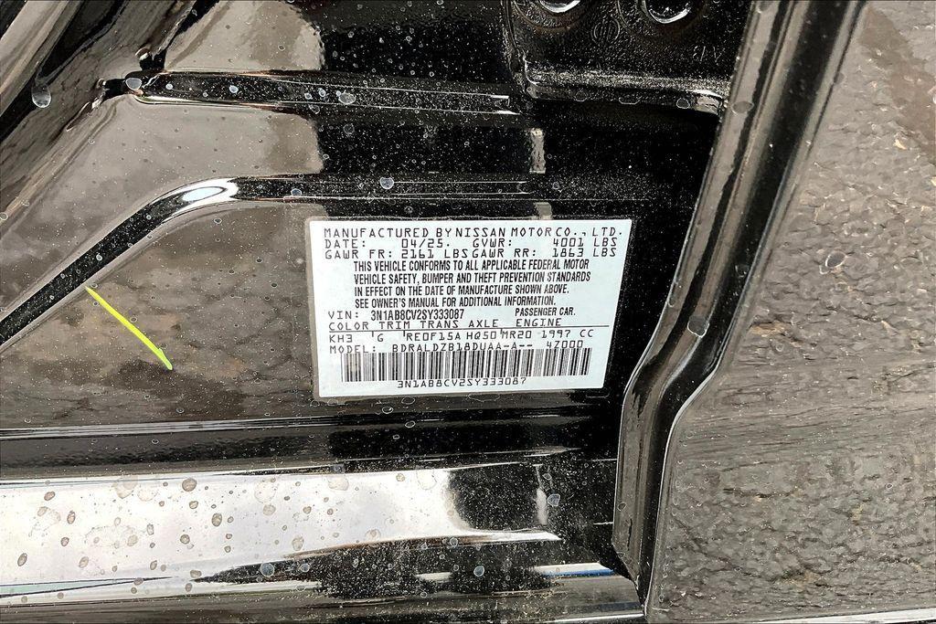 new 2025 Nissan Sentra car, priced at $24,255