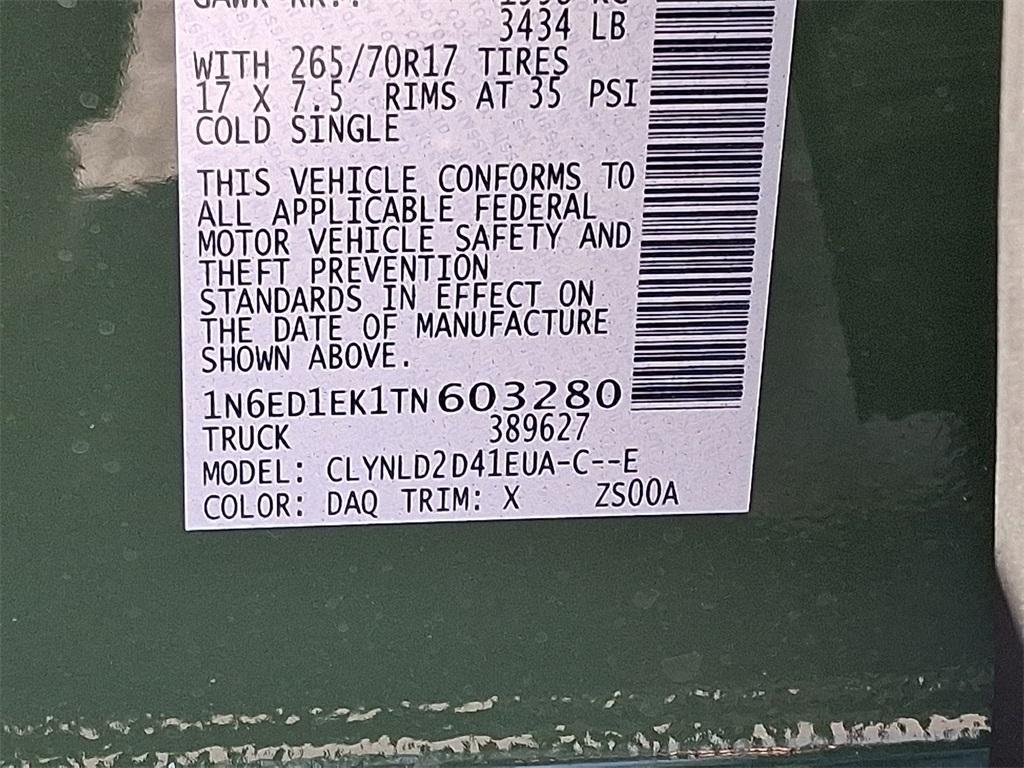 new 2026 Nissan Frontier car, priced at $43,959