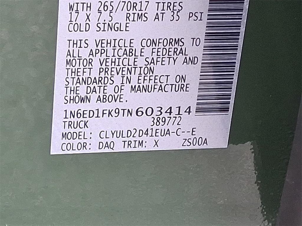 new 2026 Nissan Frontier car, priced at $43,672