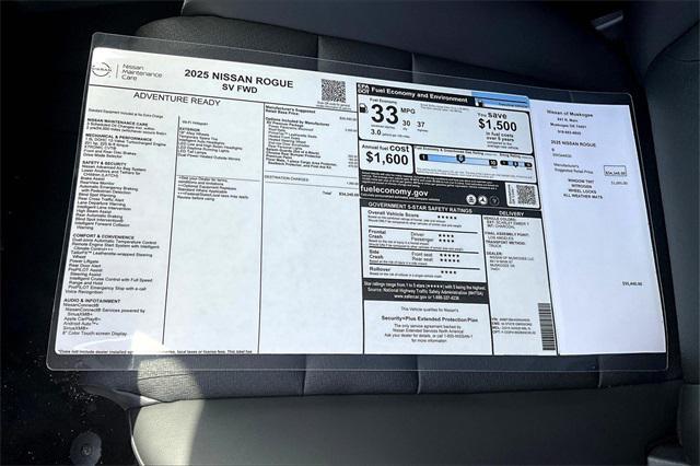 new 2025 Nissan Rogue car, priced at $32,962