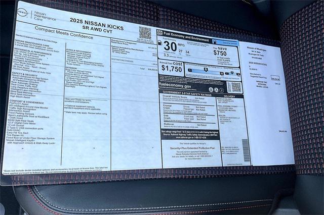 new 2025 Nissan Kicks car, priced at $28,234