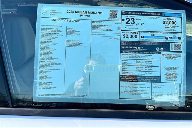 new 2025 Nissan Murano car, priced at $41,194