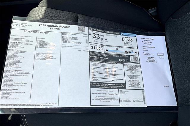 new 2025 Nissan Rogue car, priced at $31,236