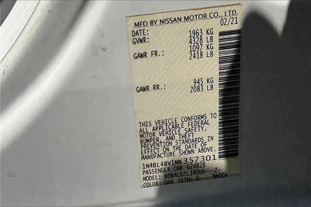 used 2021 Nissan Altima car, priced at $13,600
