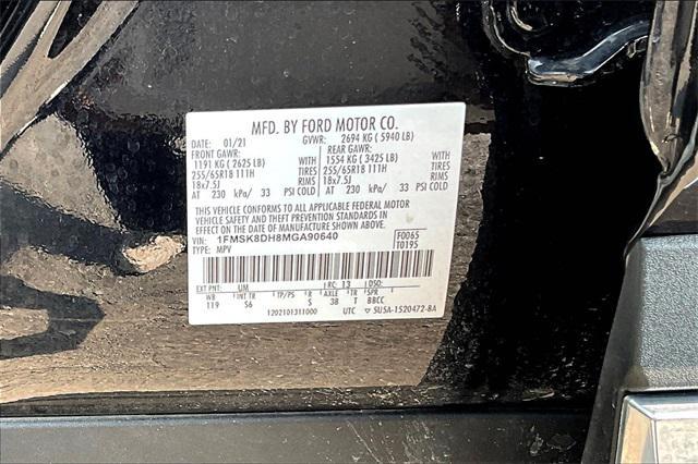 used 2021 Ford Explorer car, priced at $27,612