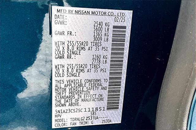new 2025 Nissan Murano car, priced at $48,899