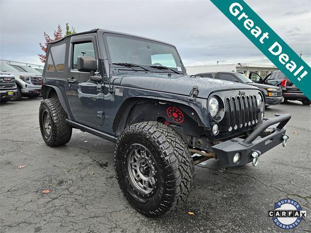 used 2017 Jeep Wrangler car, priced at $17,986