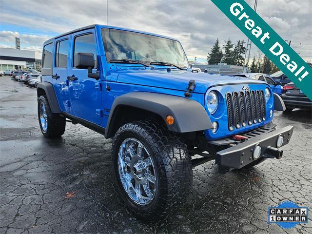 used 2016 Jeep Wrangler Unlimited car, priced at $23,986