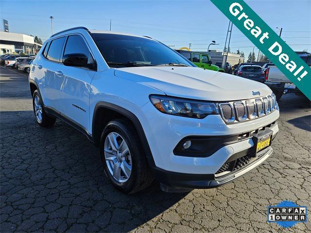 used 2022 Jeep Compass car, priced at $22,178