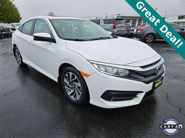 used 2016 Honda Civic car, priced at $18,586