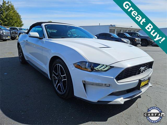 used 2021 Ford Mustang car, priced at $24,986