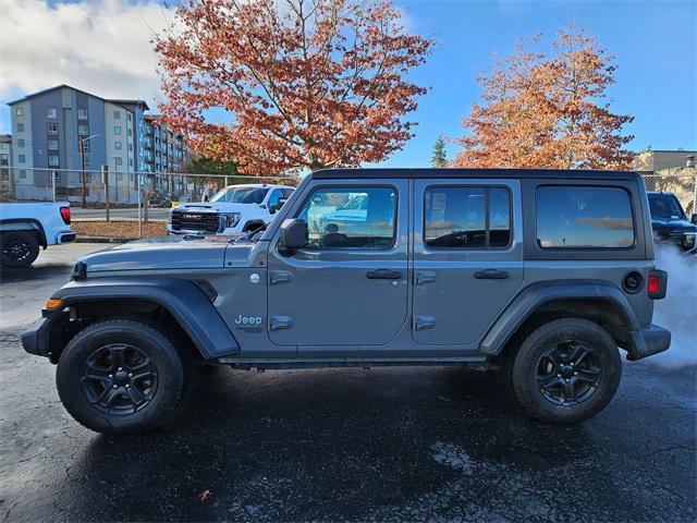 used 2020 Jeep Wrangler Unlimited car, priced at $26,586