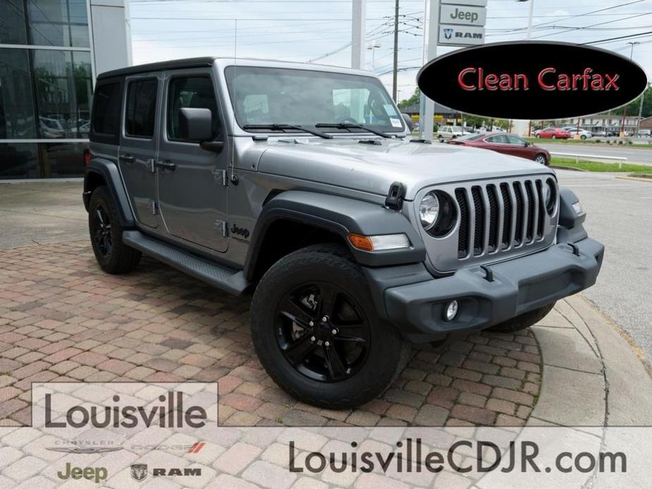 used 2021 Jeep Wrangler Unlimited car, priced at $31,367