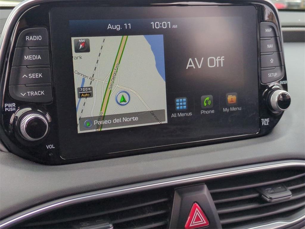 used 2019 Hyundai Santa Fe car, priced at $20,495