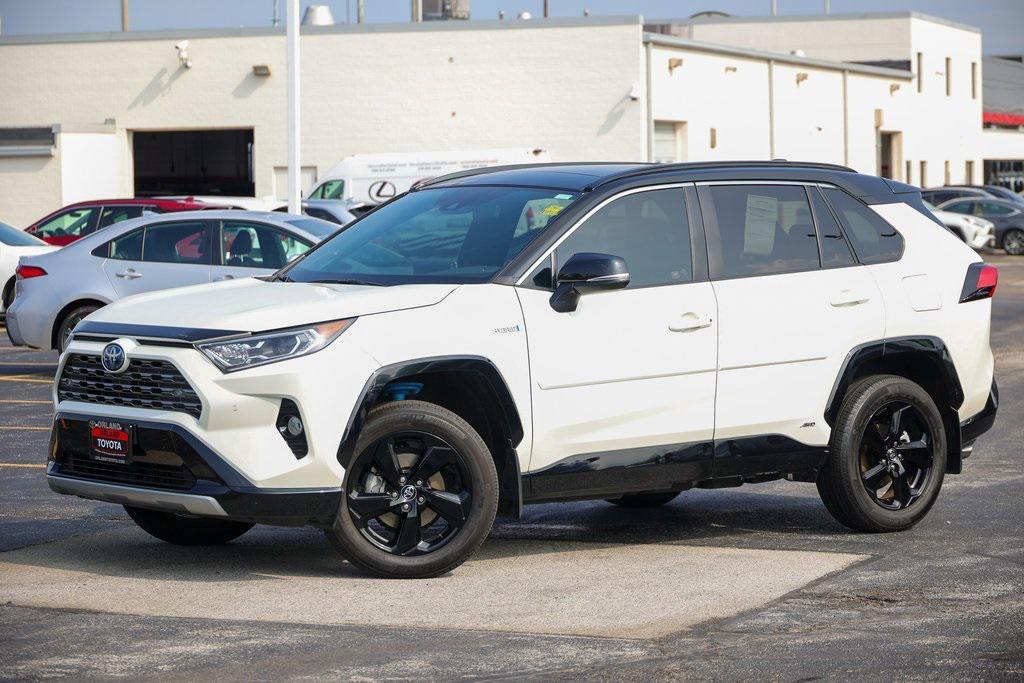 used 2021 Toyota RAV4 Hybrid car, priced at $33,999