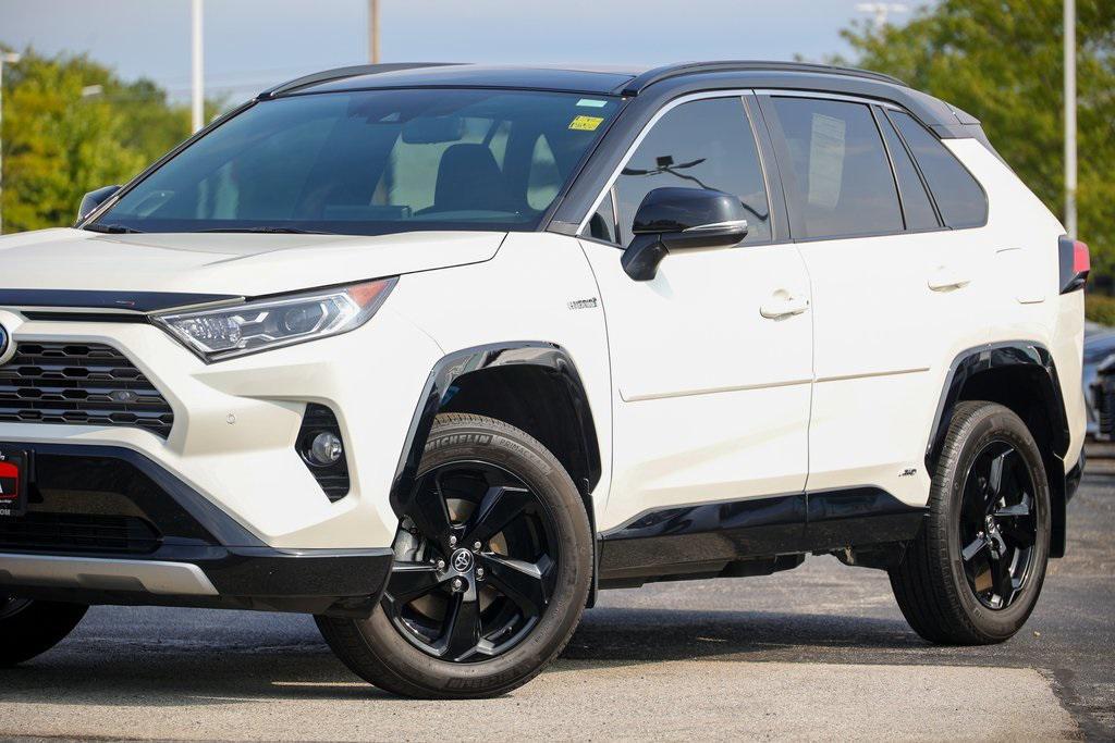 used 2021 Toyota RAV4 Hybrid car, priced at $33,999