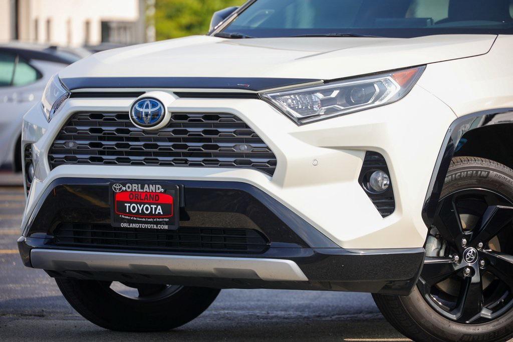 used 2021 Toyota RAV4 Hybrid car, priced at $33,999