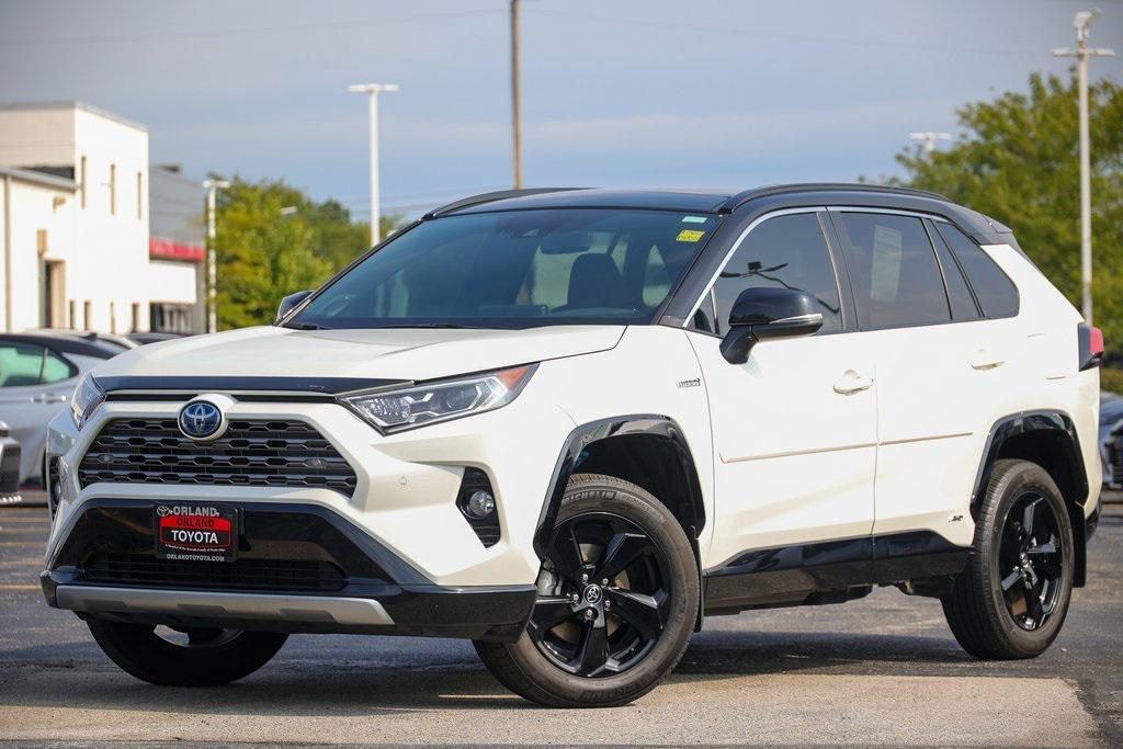 used 2021 Toyota RAV4 Hybrid car, priced at $33,999