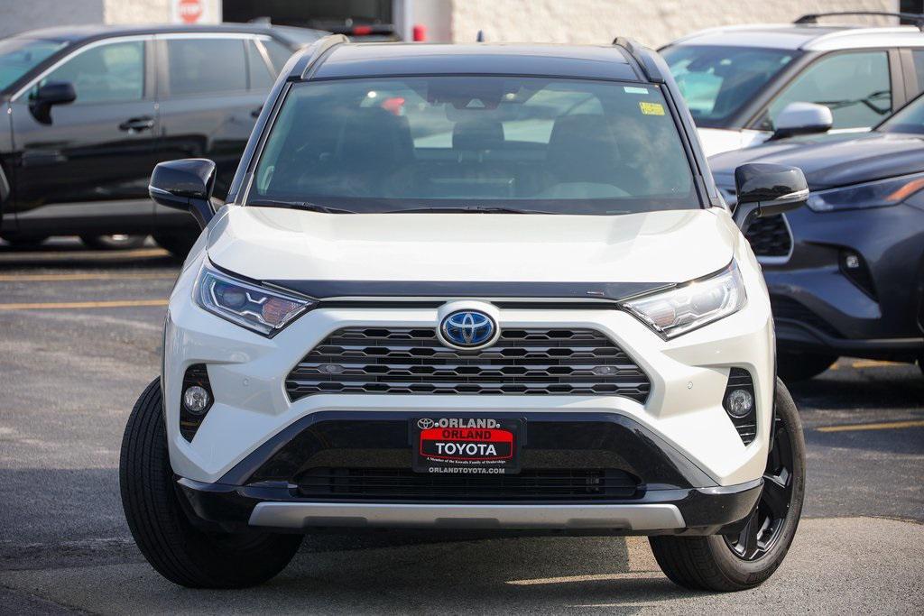 used 2021 Toyota RAV4 Hybrid car, priced at $33,999