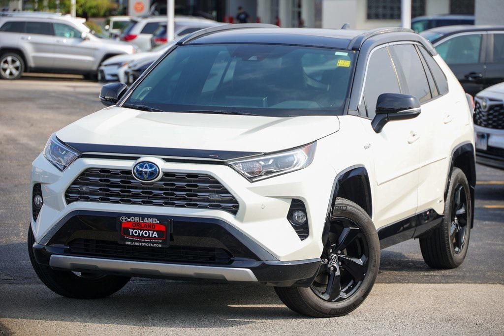 used 2021 Toyota RAV4 Hybrid car, priced at $33,999