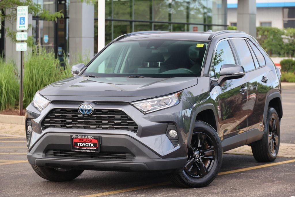 used 2021 Toyota RAV4 Hybrid car, priced at $32,499