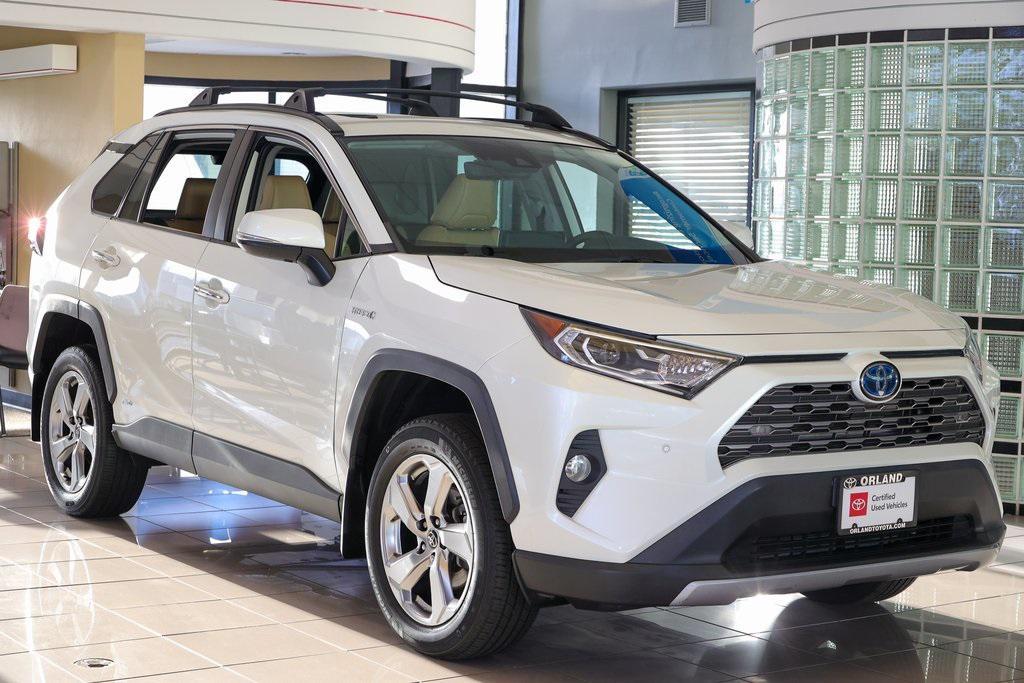 used 2021 Toyota RAV4 Hybrid car, priced at $33,499