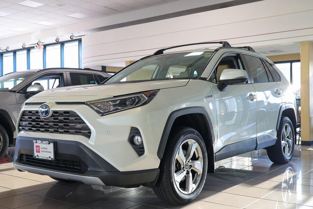 used 2021 Toyota RAV4 Hybrid car, priced at $33,499