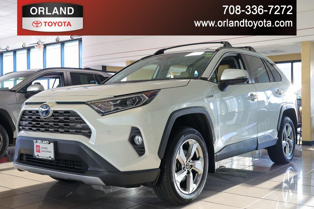used 2021 Toyota RAV4 Hybrid car, priced at $33,999