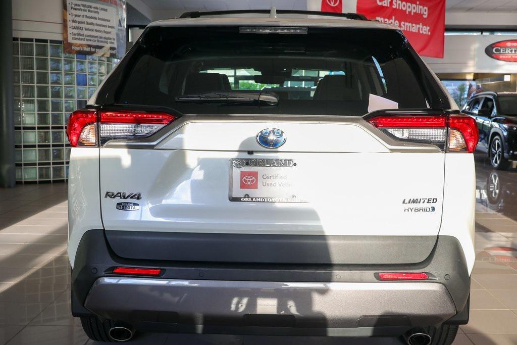 used 2021 Toyota RAV4 Hybrid car, priced at $33,499