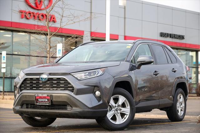 used 2020 Toyota RAV4 Hybrid car, priced at $34,999