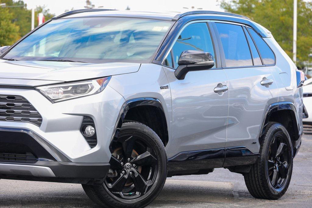 used 2021 Toyota RAV4 Hybrid car, priced at $33,499