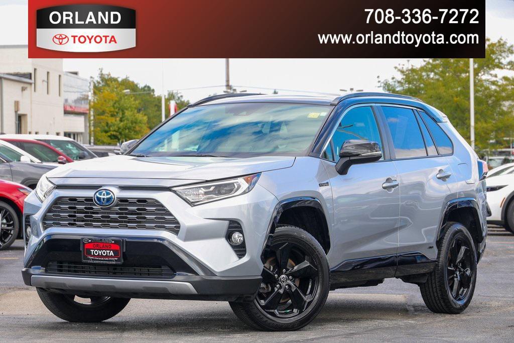 used 2021 Toyota RAV4 Hybrid car, priced at $33,499