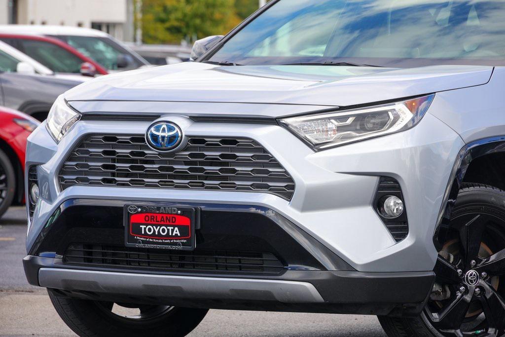 used 2021 Toyota RAV4 Hybrid car, priced at $33,499