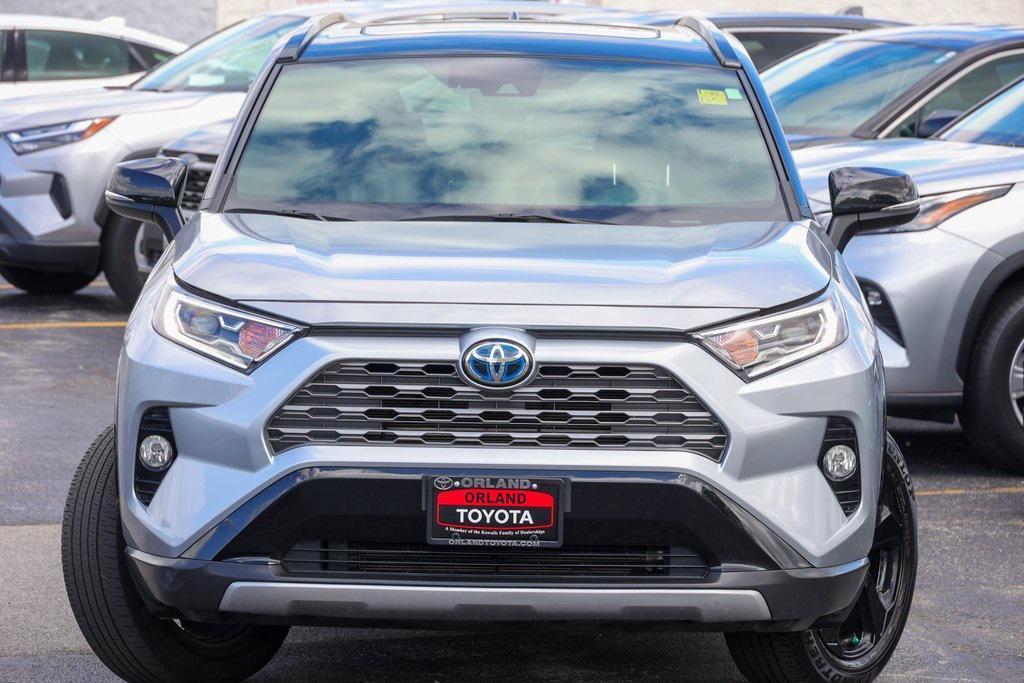 used 2021 Toyota RAV4 Hybrid car, priced at $33,499