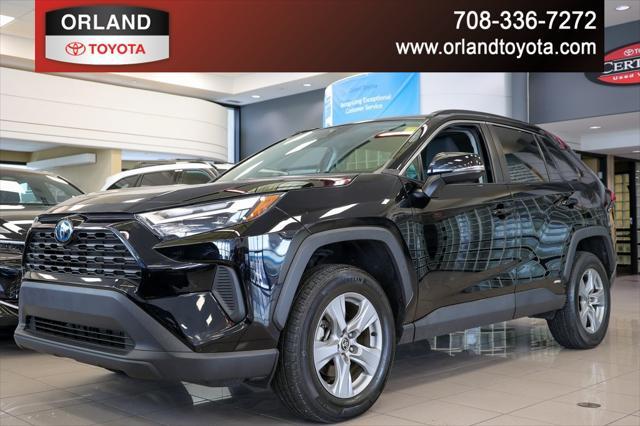 used 2022 Toyota RAV4 Hybrid car, priced at $33,499