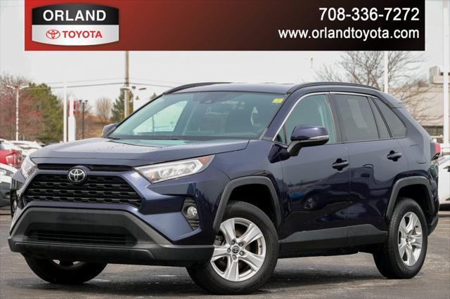 used 2021 Toyota RAV4 car, priced at $27,499